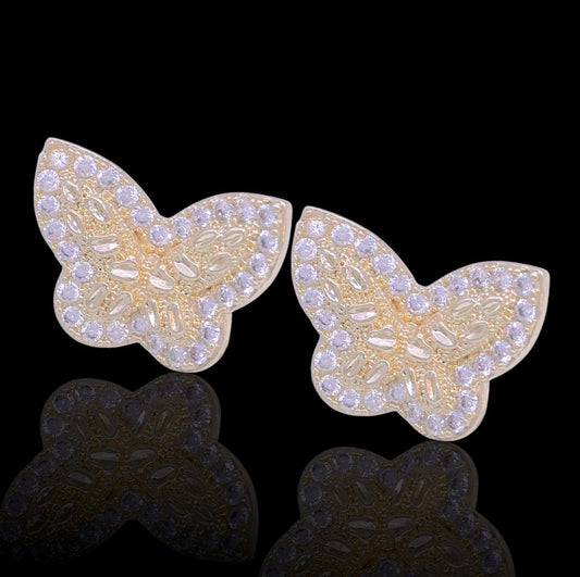 Butterfly Kisses stud earrings